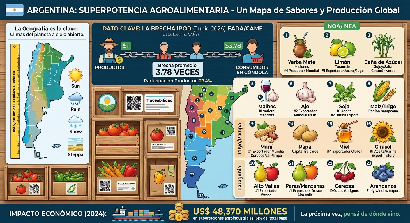 expo-impo Los 23 orígenes que explican qué comés en La Argentina